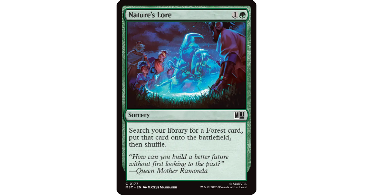 Magic The Gathering Universes Beyond Marvel Super Heroes Wakanda Forever Commander Deck