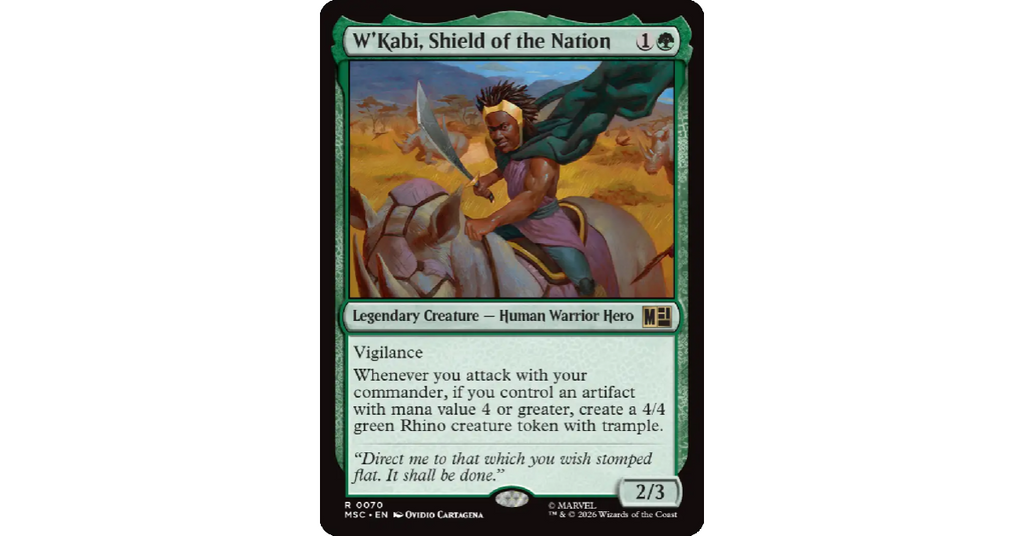 Magic The Gathering Universes Beyond Marvel Super Heroes Wakanda Forever Commander Deck