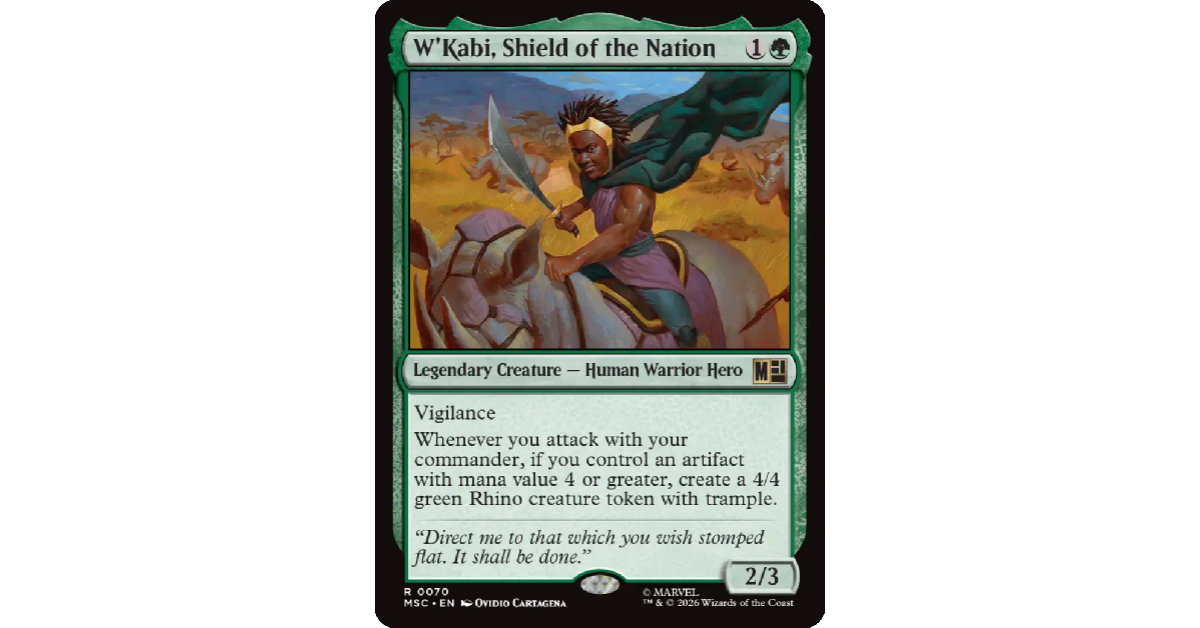 Magic The Gathering Universes Beyond Marvel Super Heroes Wakanda Forever Commander Deck