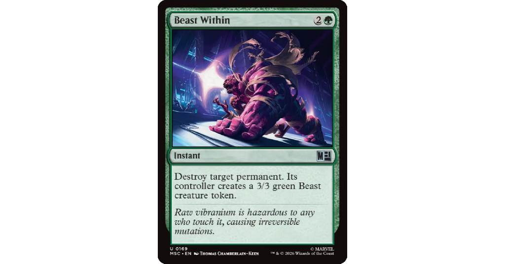 Magic The Gathering Universes Beyond Marvel Super Heroes Wakanda Forever Commander Deck