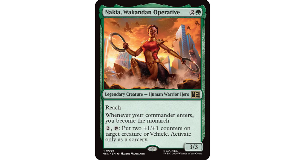 Magic The Gathering Universes Beyond Marvel Super Heroes Wakanda Forever Commander Deck