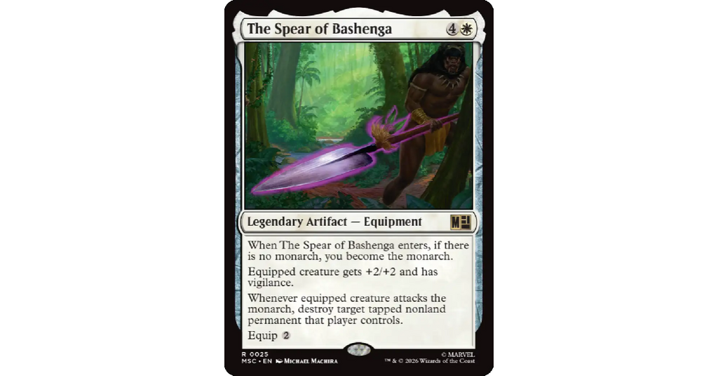 Magic The Gathering Universes Beyond Marvel Super Heroes Wakanda Forever Commander Deck