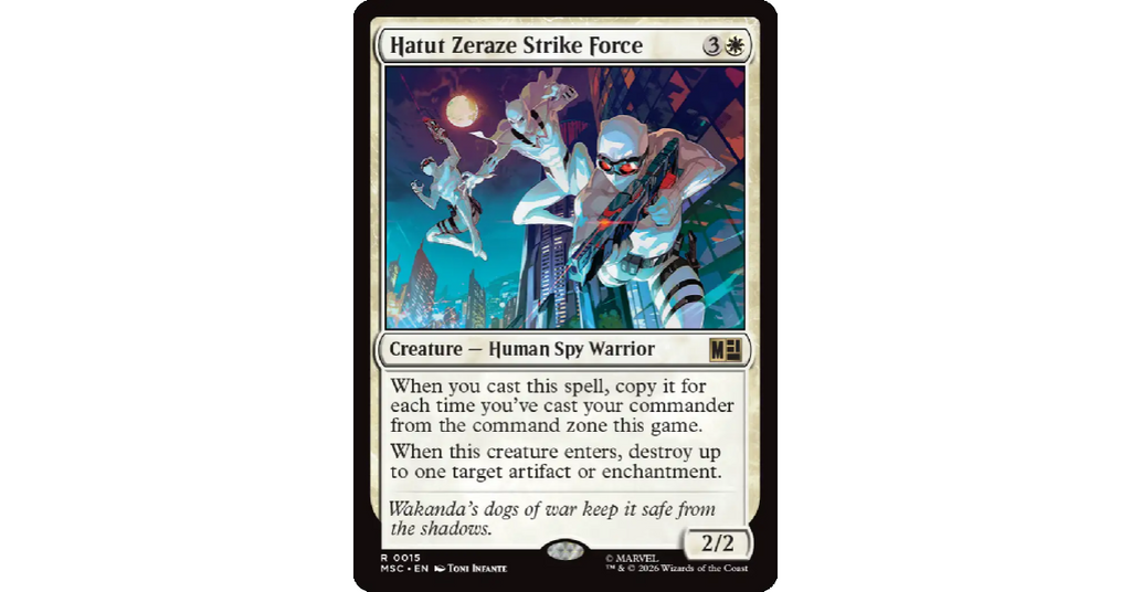 Magic The Gathering Universes Beyond Marvel Super Heroes Wakanda Forever Commander Deck