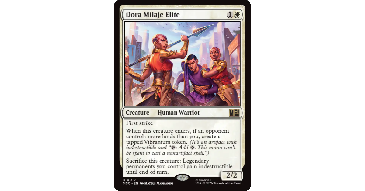 Magic The Gathering Universes Beyond Marvel Super Heroes Wakanda Forever Commander Deck