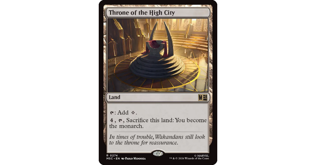 Magic The Gathering Universes Beyond Marvel Super Heroes Wakanda Forever Commander Deck