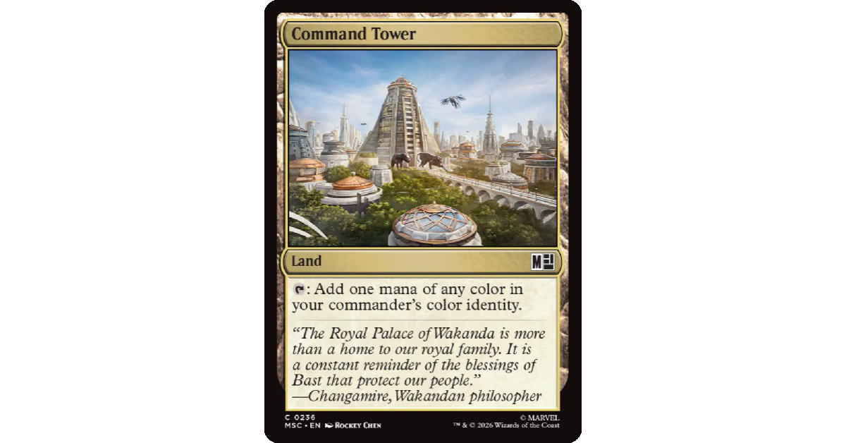 Magic The Gathering Universes Beyond Marvel Super Heroes Wakanda Forever Commander Deck