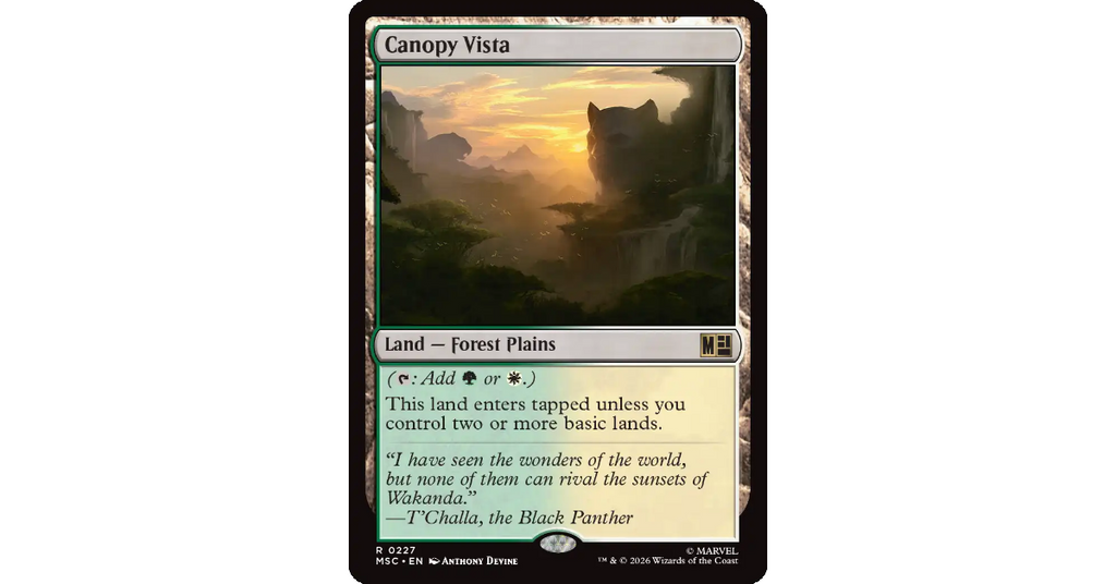 Magic The Gathering Universes Beyond Marvel Super Heroes Wakanda Forever Commander Deck