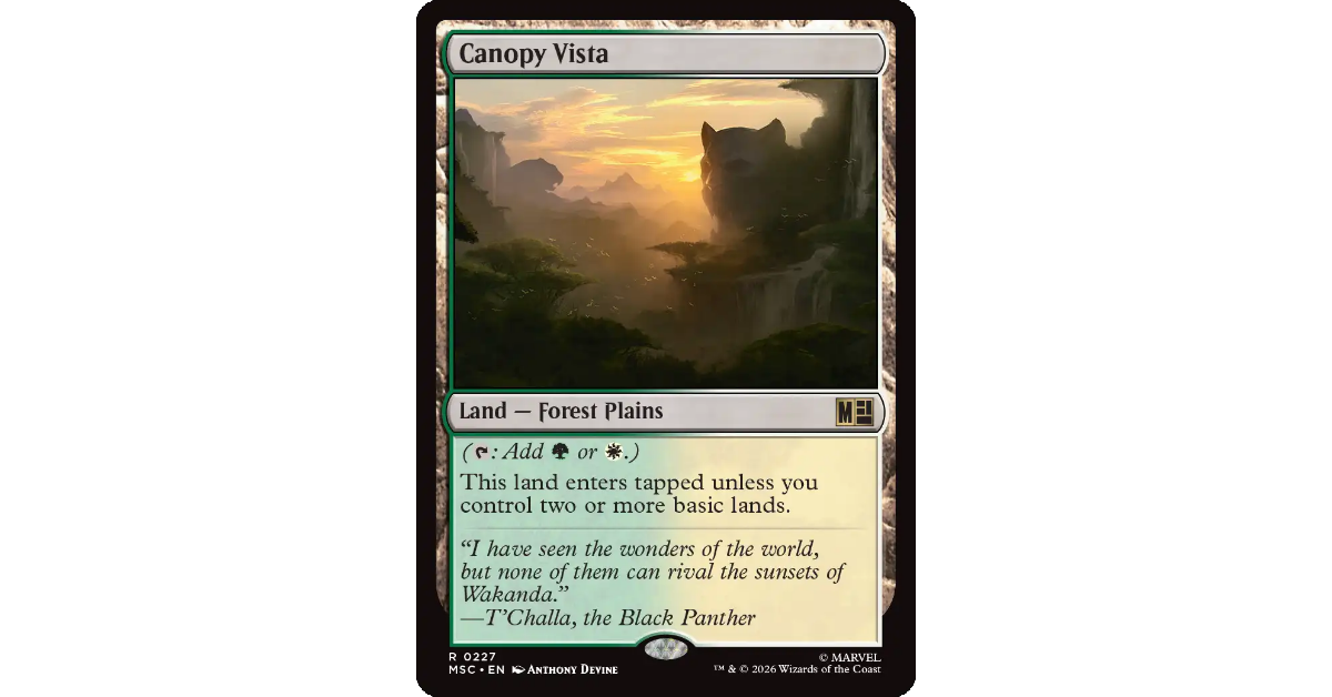 Magic The Gathering Universes Beyond Marvel Super Heroes Wakanda Forever Commander Deck