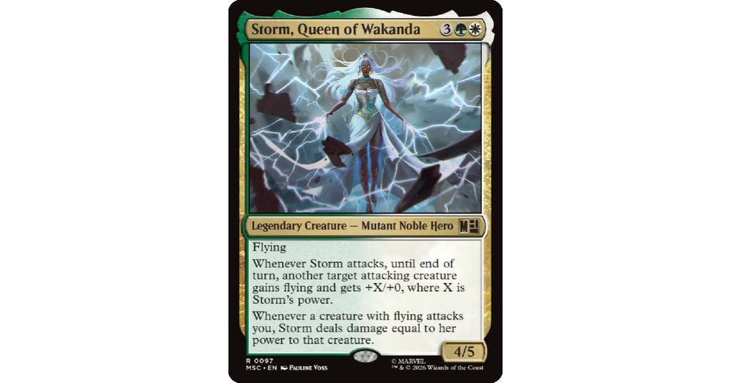 Magic The Gathering Universes Beyond Marvel Super Heroes Wakanda Forever Commander Deck