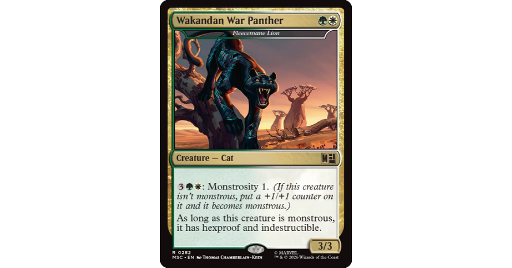 Magic The Gathering Universes Beyond Marvel Super Heroes Wakanda Forever Commander Deck