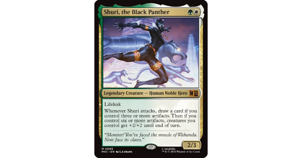 Magic The Gathering Universes Beyond Marvel Super Heroes Wakanda Forever Commander Deck