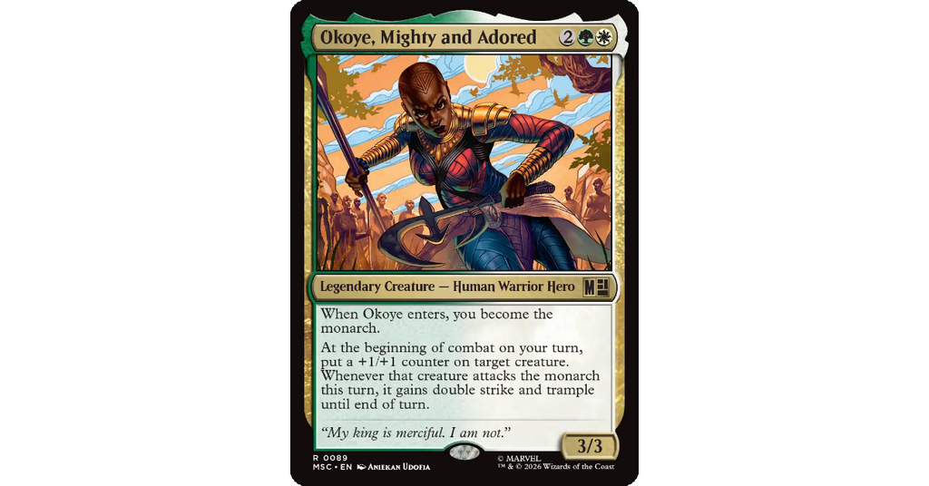 Magic The Gathering Universes Beyond Marvel Super Heroes Wakanda Forever Commander Deck