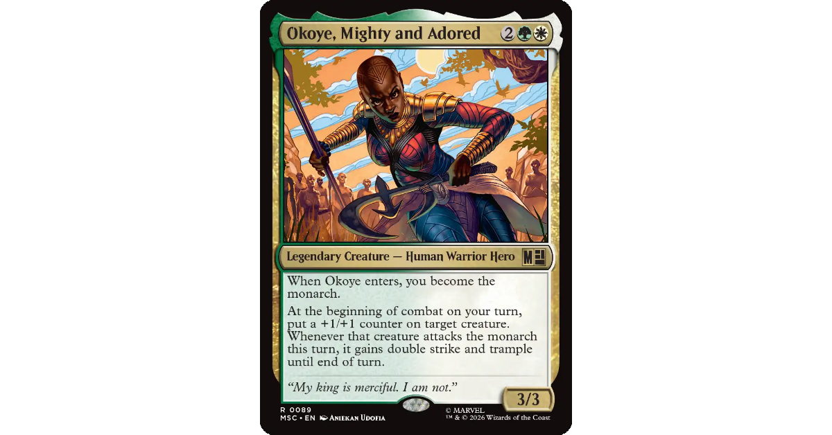 Magic The Gathering Universes Beyond Marvel Super Heroes Wakanda Forever Commander Deck
