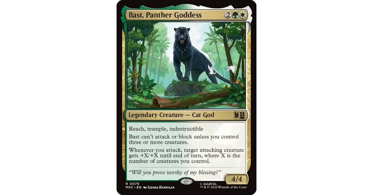 Magic The Gathering Universes Beyond Marvel Super Heroes Wakanda Forever Commander Deck