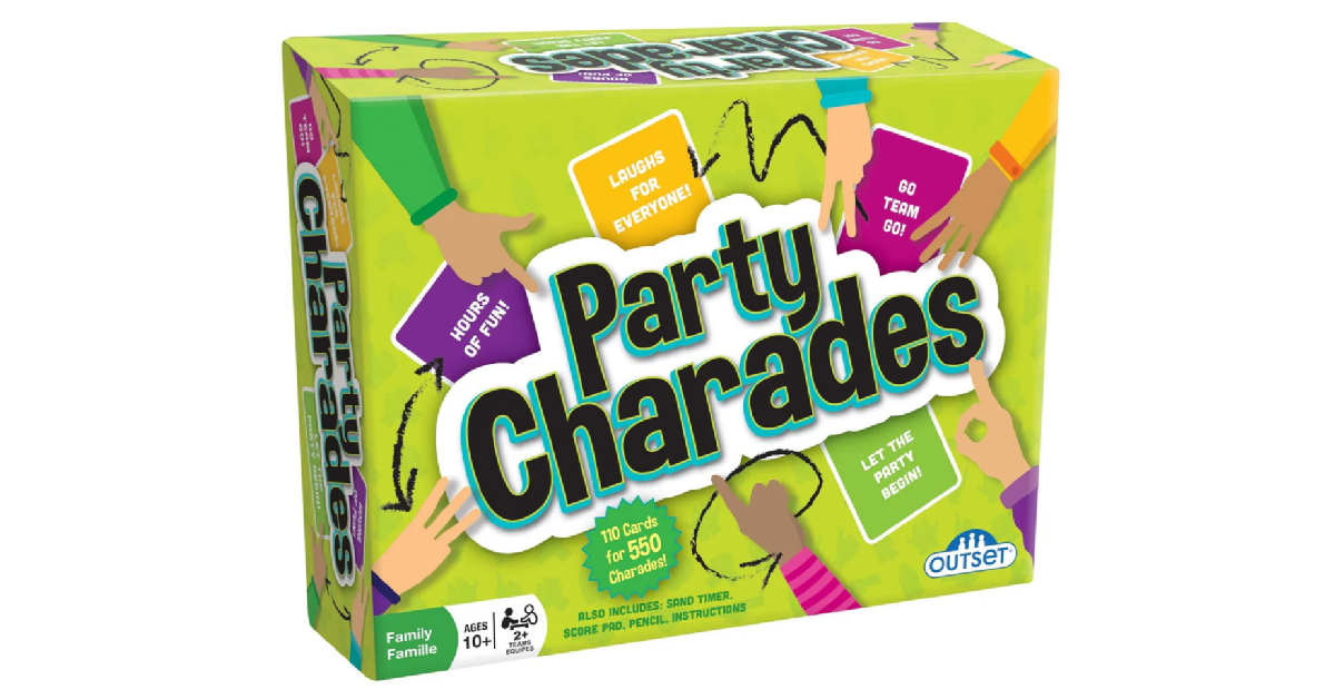 Outset Media Party Charades Game Contains 550 charades Great Family Game for 2 or More Players Ages 10 and up by Outset Media OMG-11153