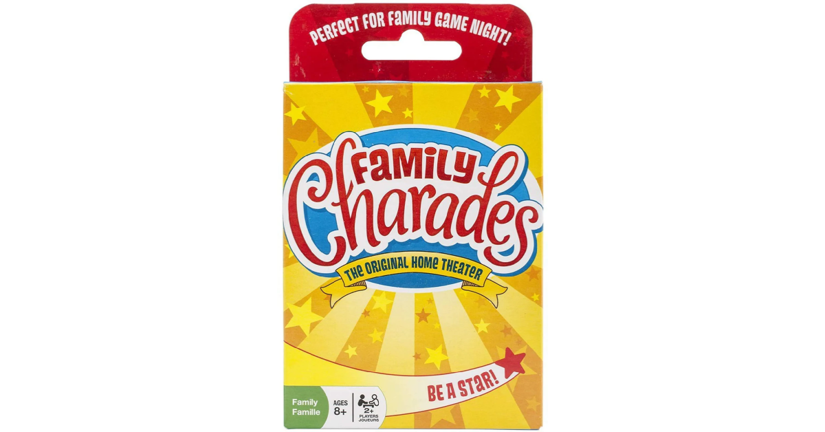 Outset Media Family Charades Card Game Travel Friendly Includes Over 300 Charades Perfect for Parties, Vacations, and Holidays Ages 8+ OMG-19166