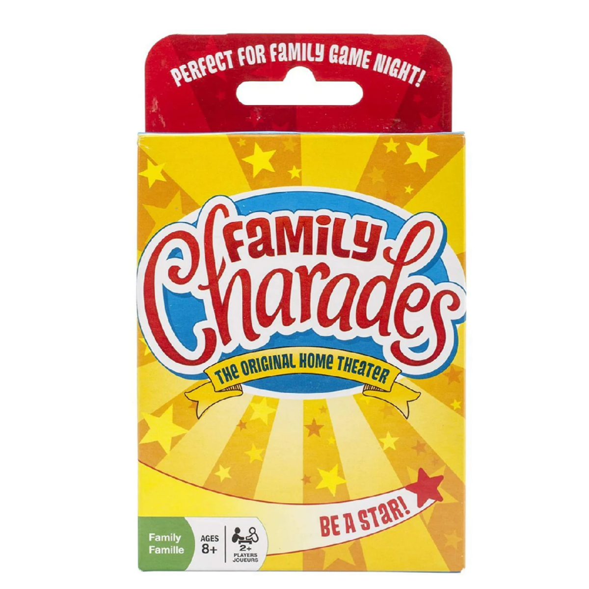 Outset Media Family Charades Card Game Travel Friendly Includes Over 300 Charades Perfect for Parties, Vacations, and Holidays Ages 8+ OMG-19166