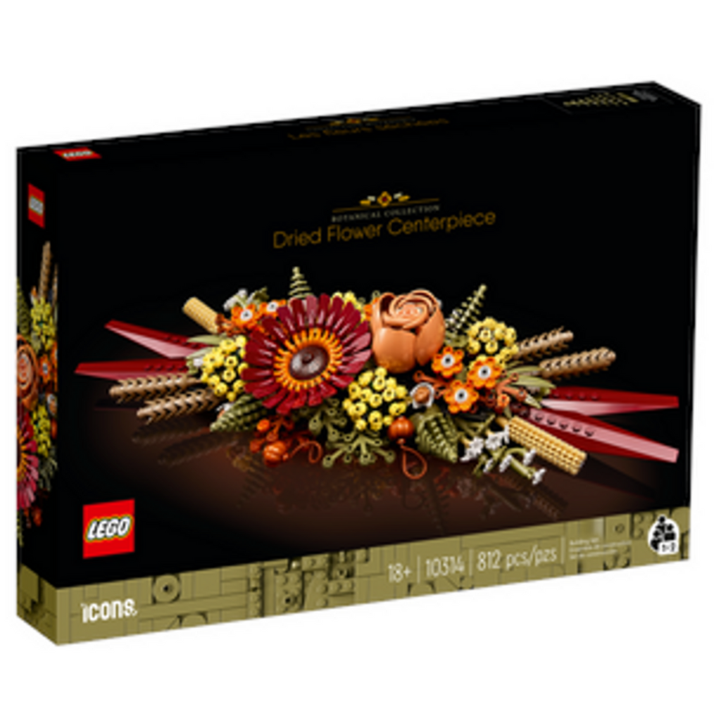 LEGO Icons Dried Flower Centerpiece 10314 Building Set for Adults 812 Pieces LEGO-10314