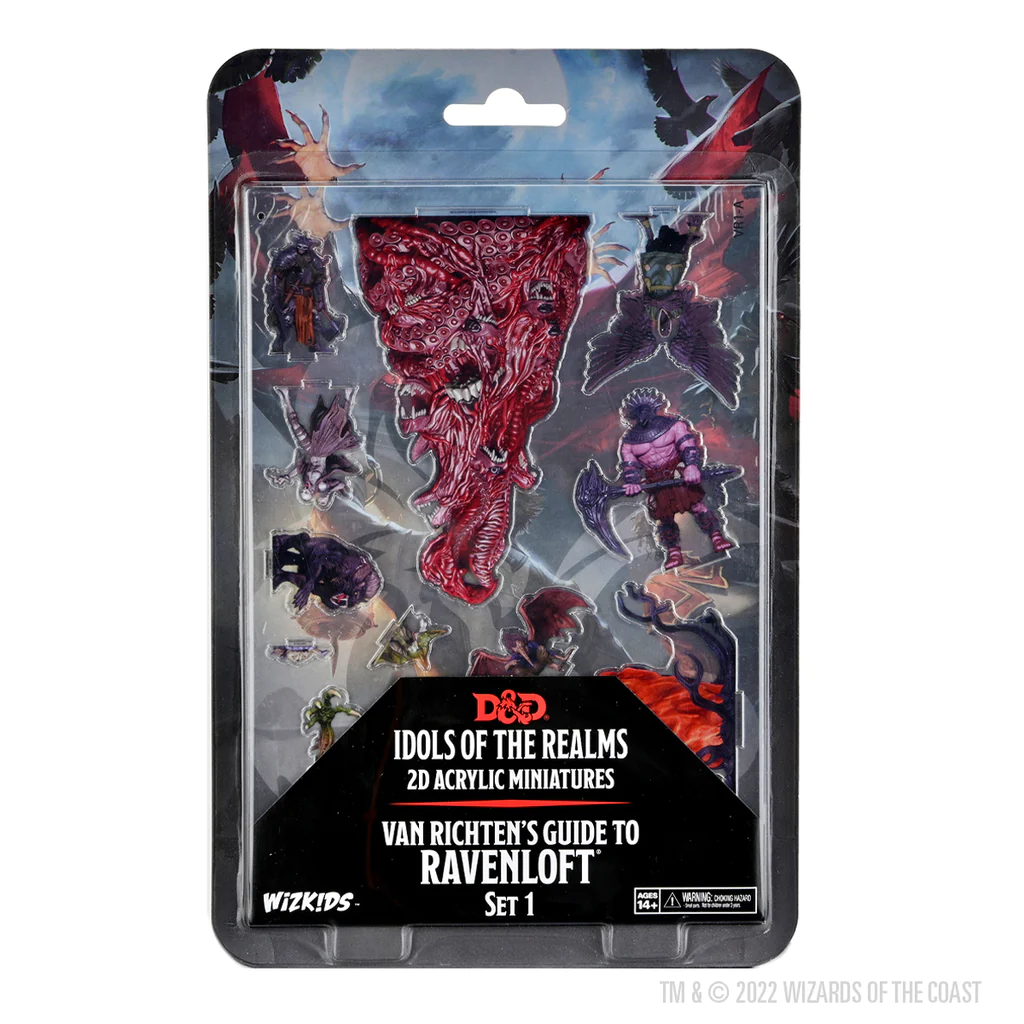 Wizkids Dungeons And Dragons D&D Idols Of The Realms Van Richten,s Guide To Ravenloft 2D Set 1 WZK94512