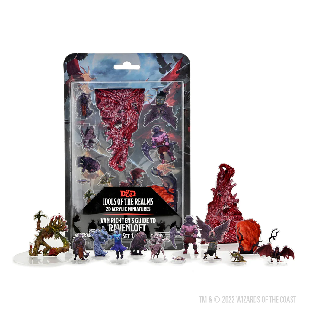 Wizkids Dungeons And Dragons D&D Idols Of The Realms Van Richten,s Guide To Ravenloft 2D Set 1 WZK94512
