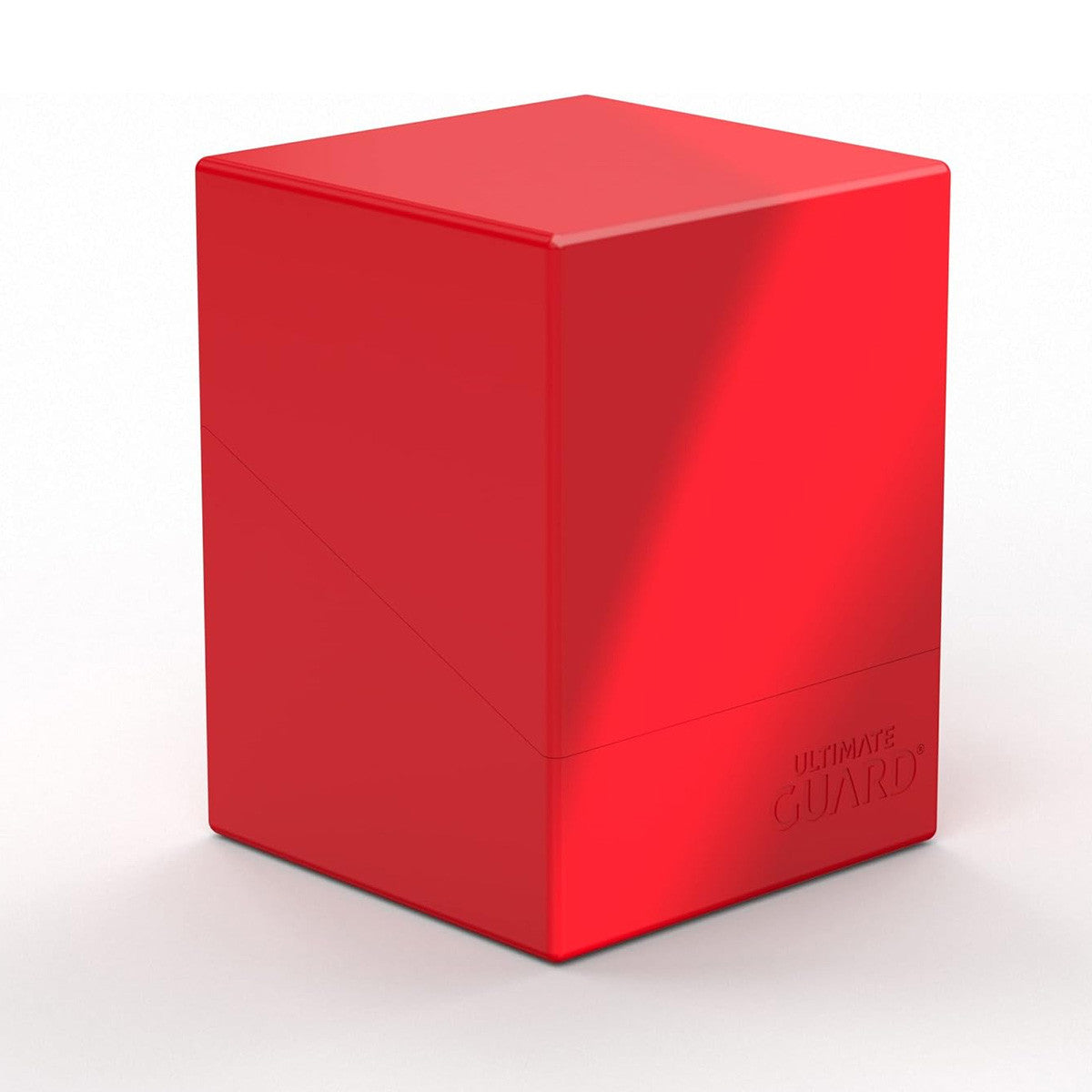 Ultimate Guard Deck Case Boulder Standard Size Solid Red 100Ct UGD011373