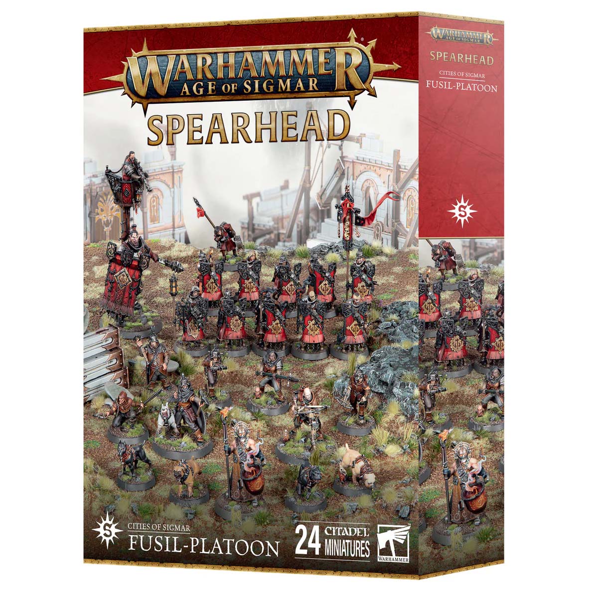 Games Workshop Warhammer Age Of Sigmar Cities Of Sigmar spearhead Fusil-Platoon plastic Box70-862