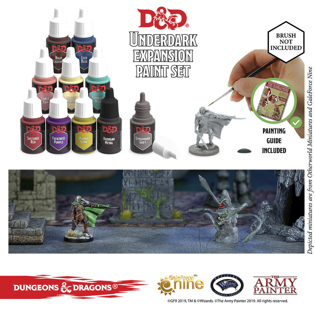 The Army Painter D&D Nolzur's Marvelous Pigments Underdark Paint Set TAP-75004