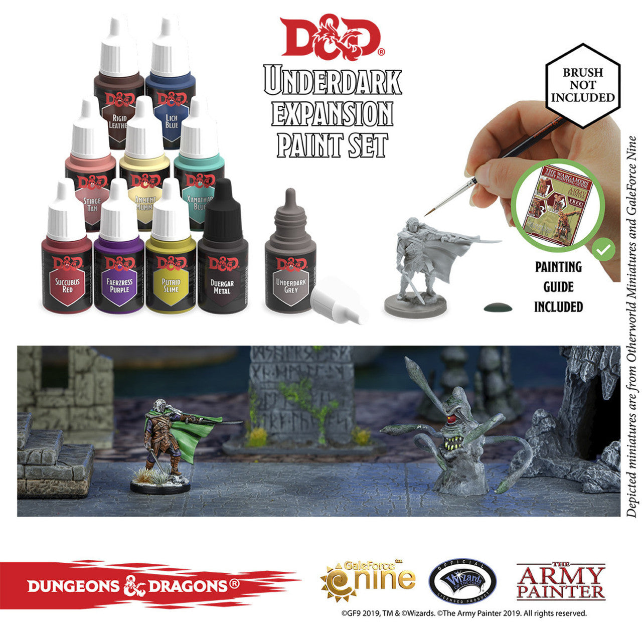 The Army Painter D&D Nolzur's Marvelous Pigments Underdark Paint Set TAP-75004