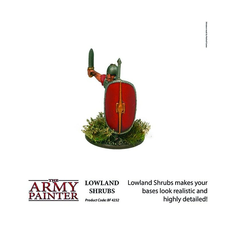 The Army Painter Battlefield Lowland Shrubs 77 Tuft in 3 Sizes BF4232