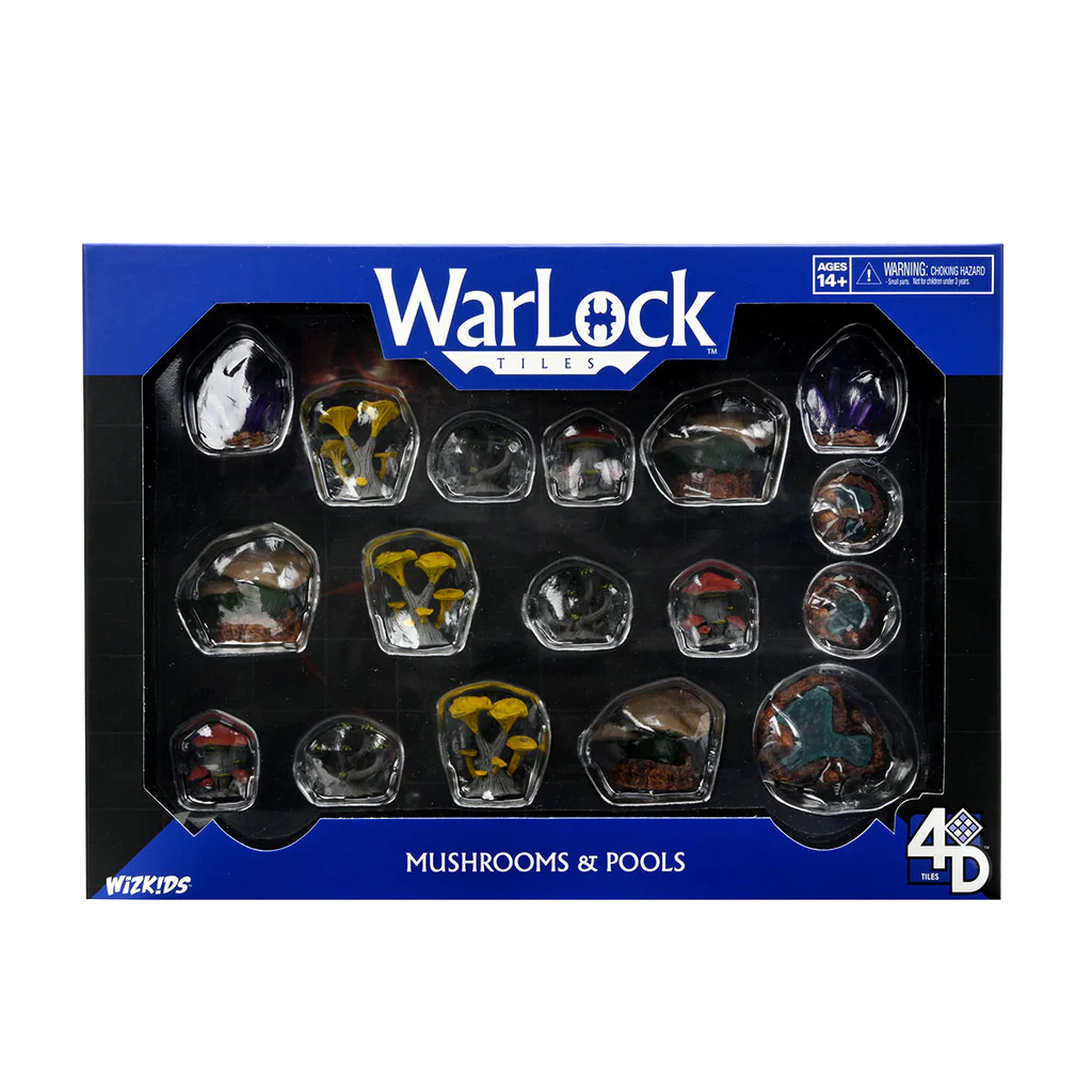 WizKids Dungeons & Dragons Warlock Tiles Accessory Mushrooms & Pools WZK-16535