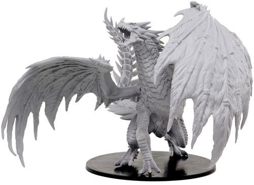 Wizkids Dungeons And Dragons D&D Pathfinder Battles Deep Cuts Unpainted Miniatures Gargantuan Red Dragon WZK73144